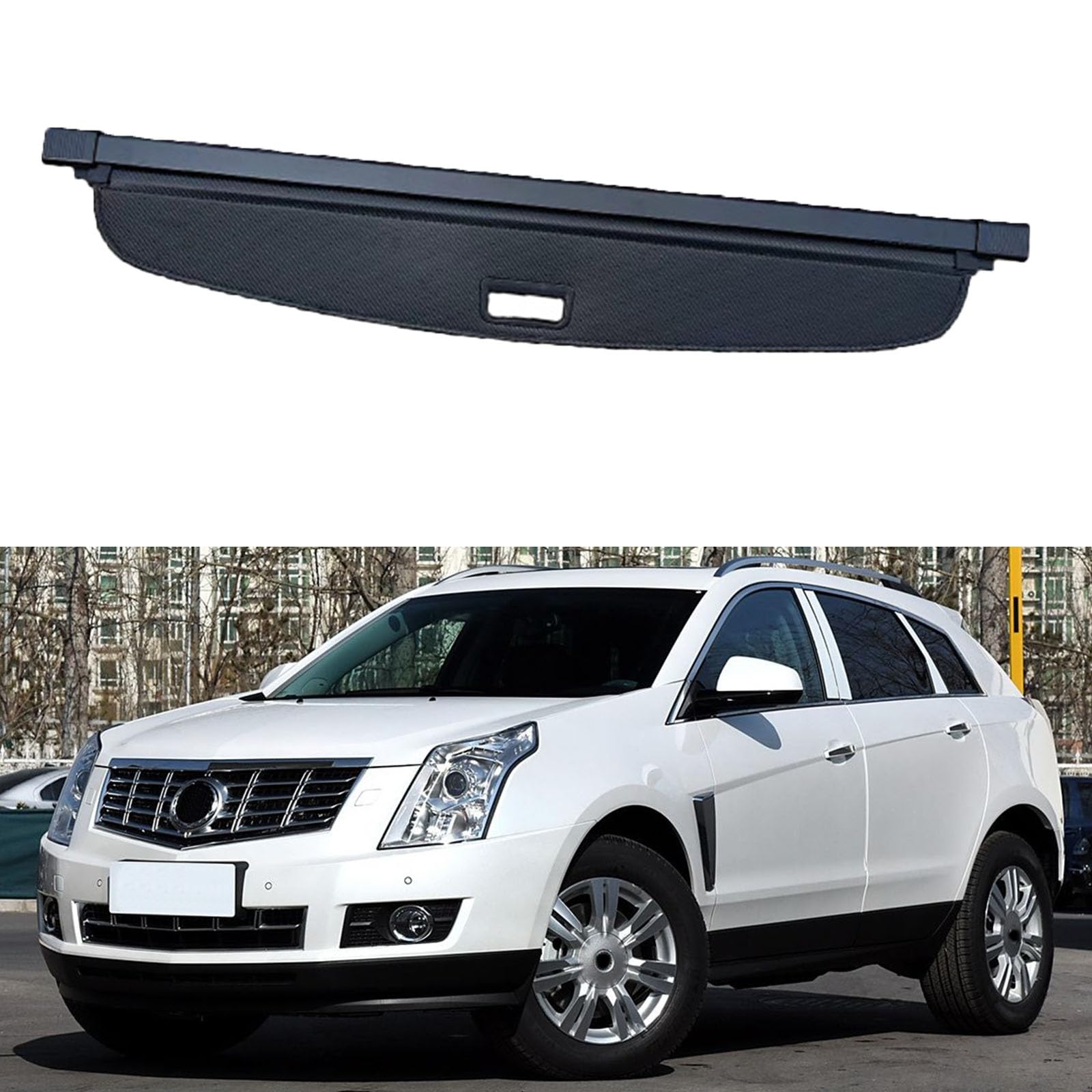 SXLGDW Car Retractable Rear Trunk Parcel Shelf,Compatible with Cadillac SRX 2010-2017,Car parts