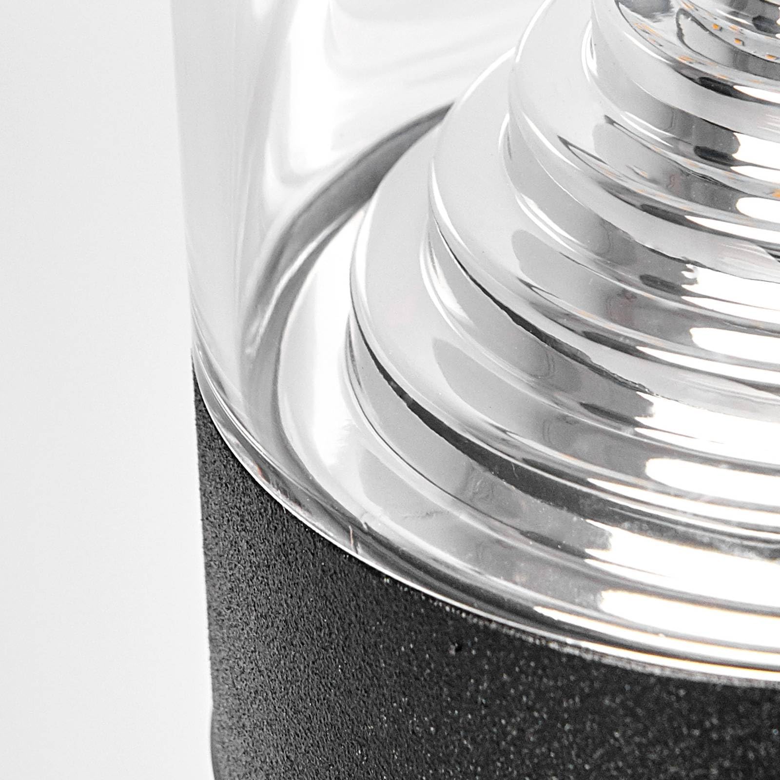 Lindby lampada da esterni con sensore di movimento (Moderno) colore Nero, in Acciaio Inox lampadina inclusa Lampioncino paletto luminoso viale lampioncino