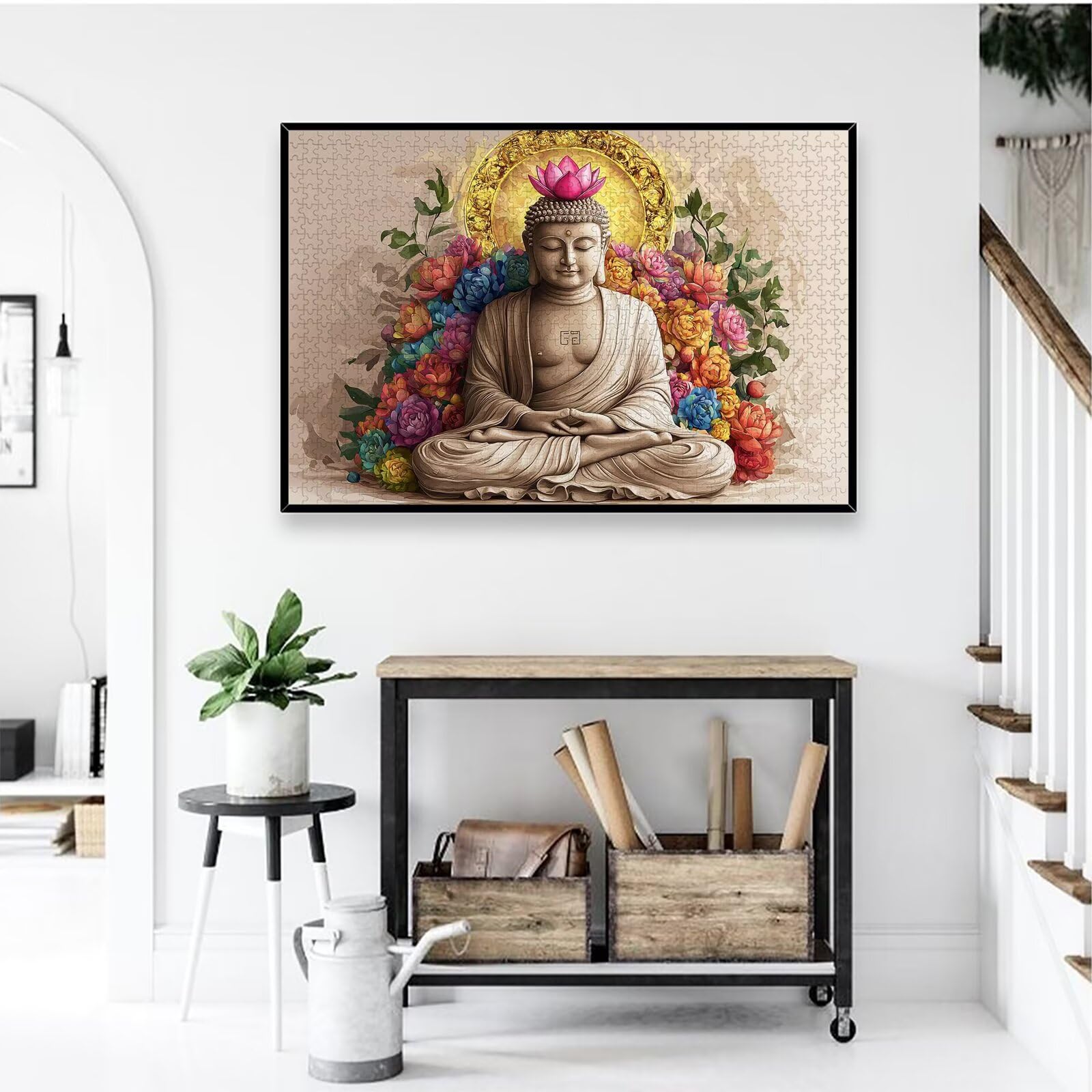 Puzzle 3000 Pièces Adultes, Puzzle Zen pour Adulte Débutant, 122x80 cm Grand Puzzles Fleur avec Boite, Jeu de Concentration pour Adultes, Puzzles Bois pour Décoration Maison, Cadeau Femme, -2196