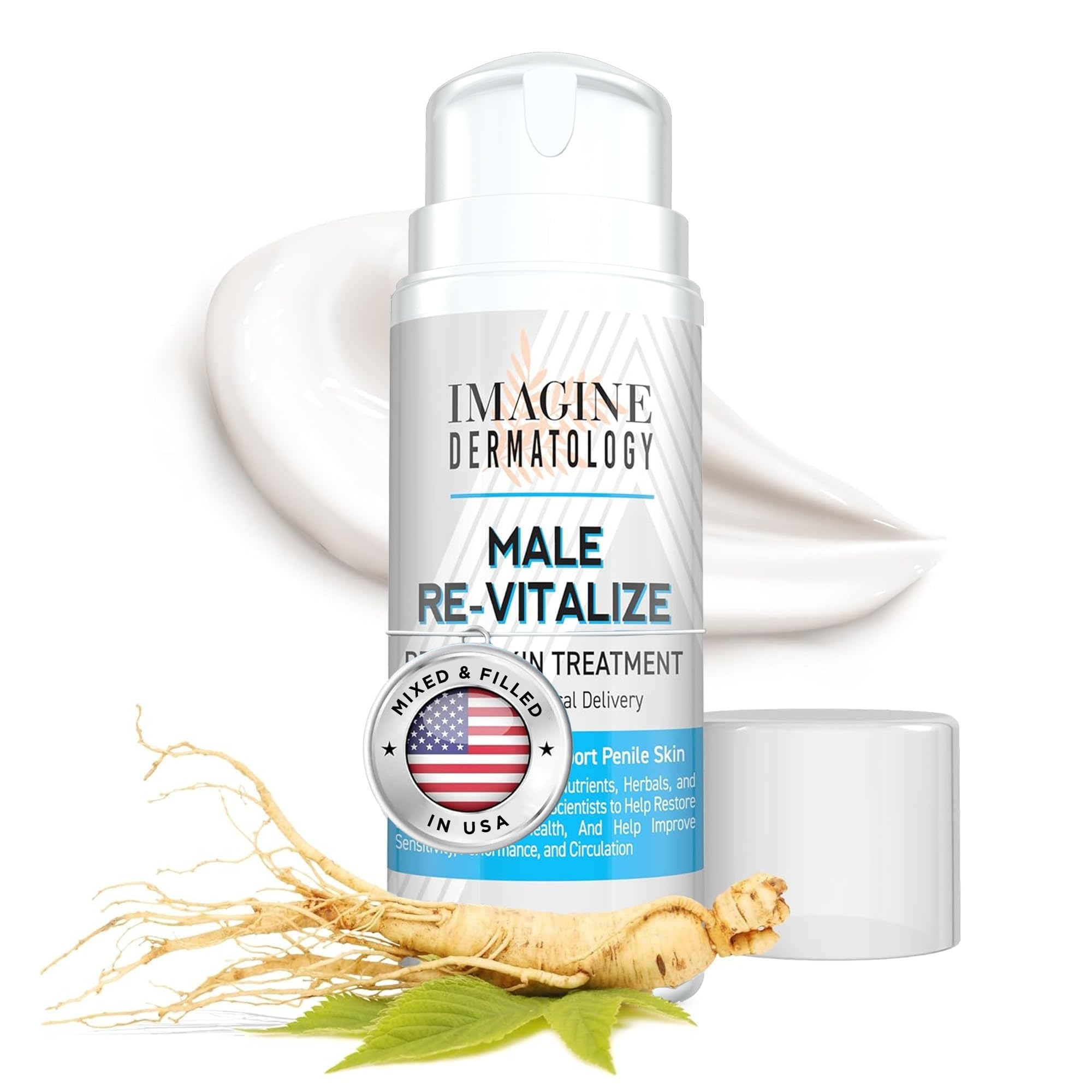- Original Male Re-Vitalize Penile Health Relief Cream Soothe Protect Irritated Chaffed Skin TSA Compliant Size (3.3fl oz/ 100ml)