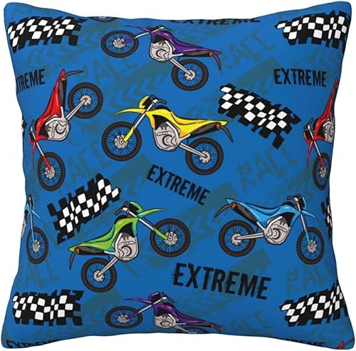 Aimeryup Throw Pillow Covers 12x12 Inch Motorcycles Decorative Pillow Covers Cushion Covers cojines decorativos para sala Pillow Cases Cute Throw