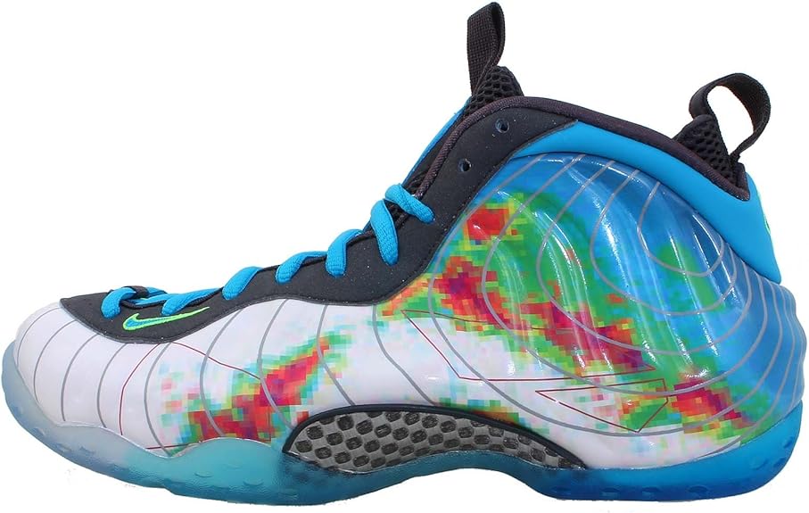 nike air foamposite denim water resistant penny one sneaker ...