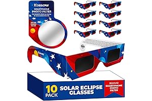 AAS Approved Solar Eclipse Glasses for Crafts and Direct Sun Viewing