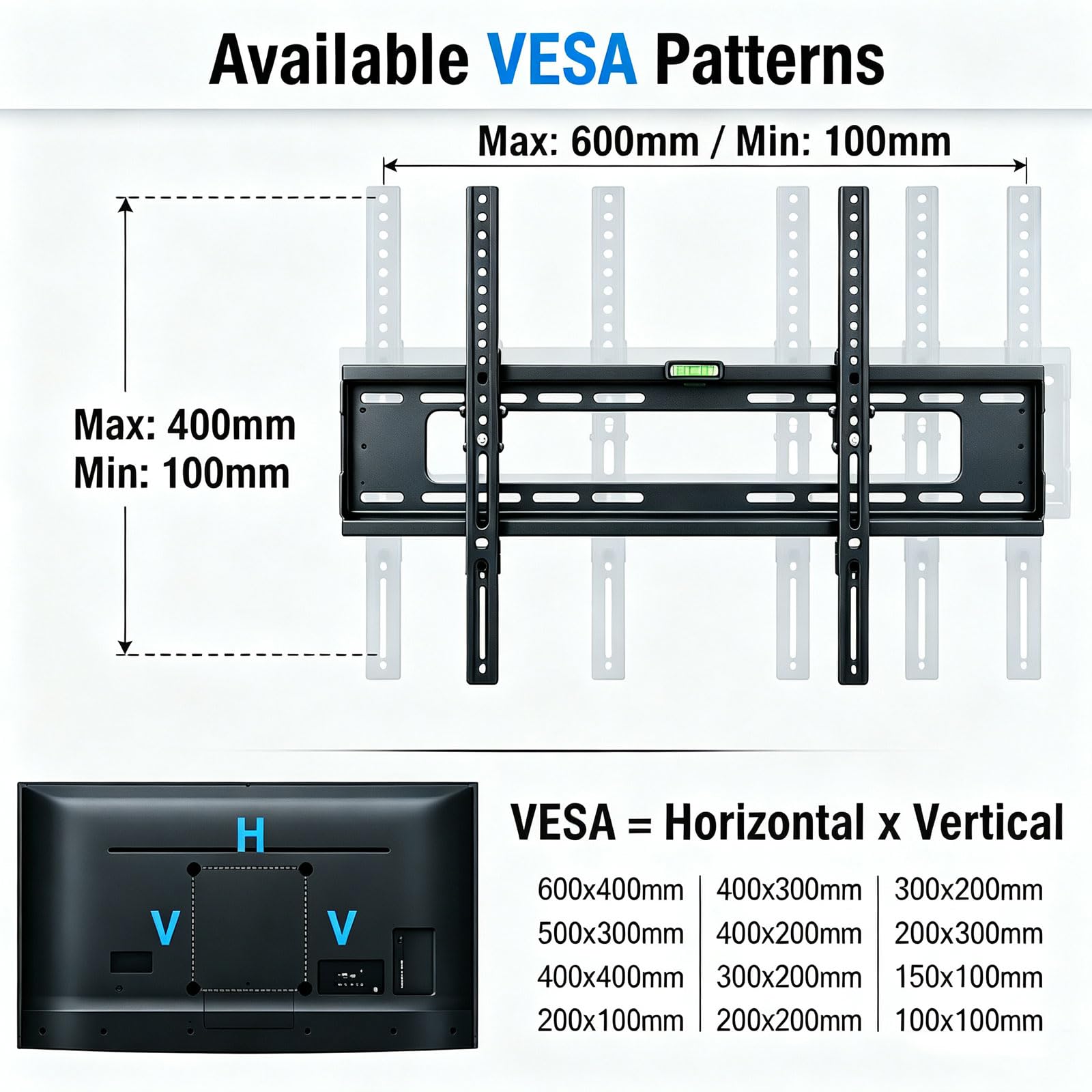 Soporte de Pared Inclinable para Televisores de 32 A 70 Pulgadas