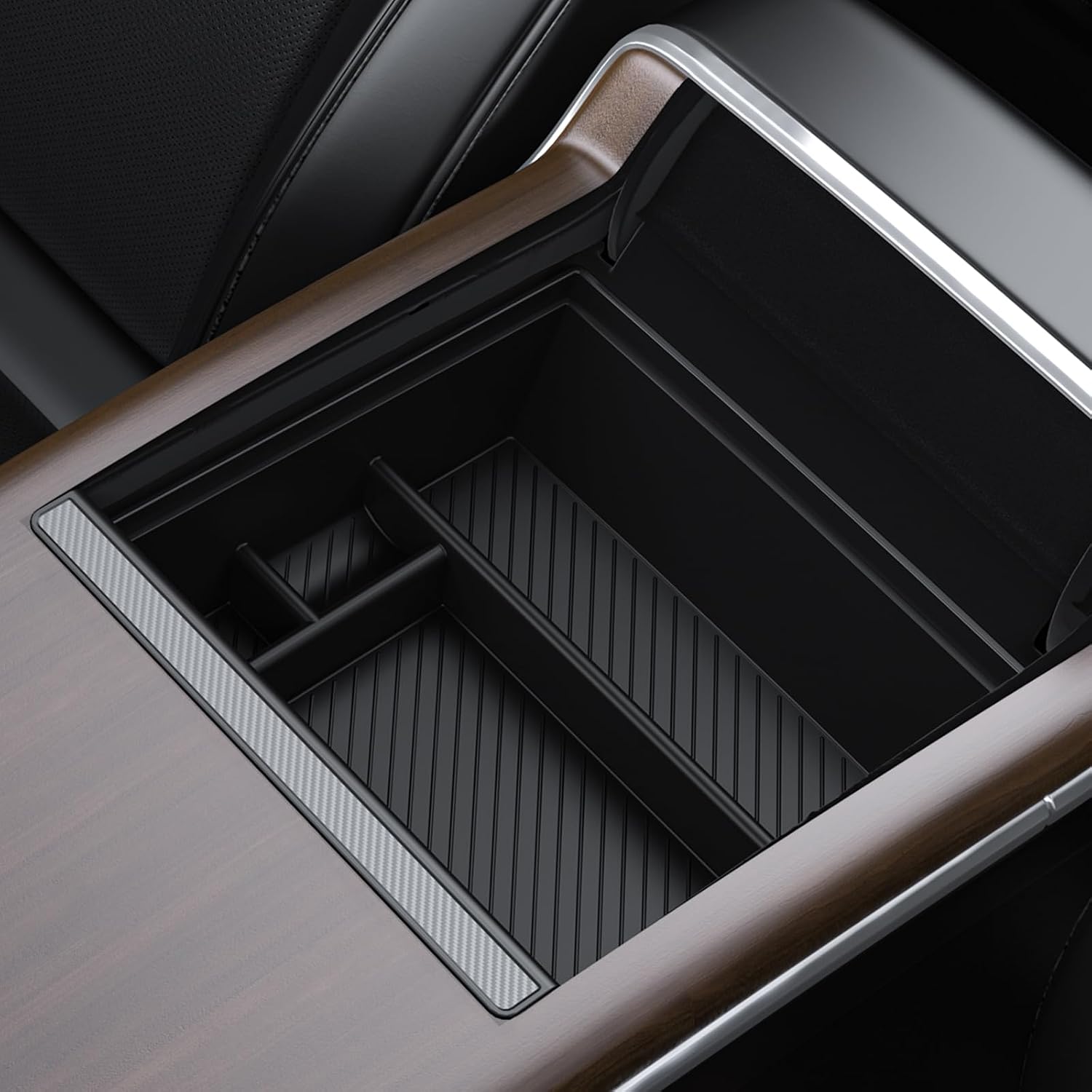 BASENOR Center Console Organizer Tray for 2026-2022 Tesla Model S Model X