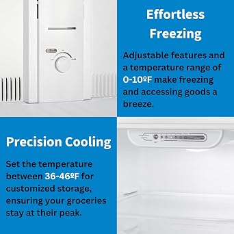 Summit 30 Top Mount Refrigerator-Freezer, White - CTR18W
