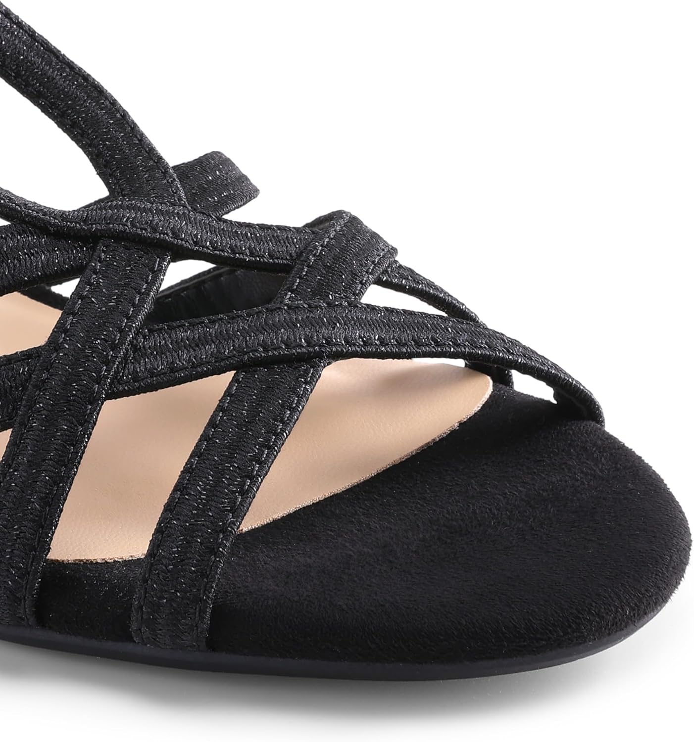 DREAM PAIRS Women's Strappy Wrapped Dressy Wedge Sandals Comfortable Low Heel Casual Summer Shoes - Image 6