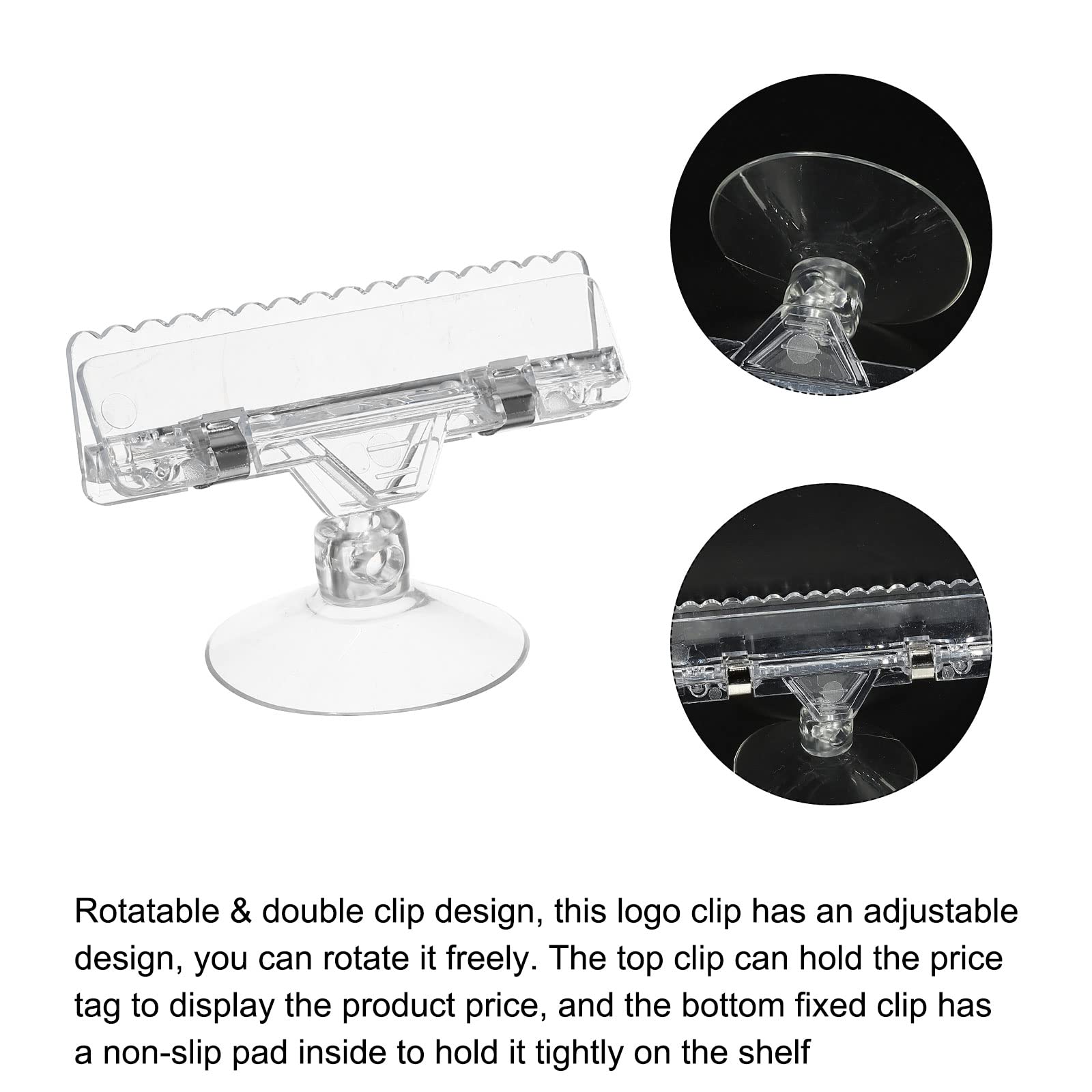 Clip à Ventouse Pour Affichage Publicitaire Pop, S... - Grandado