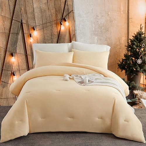 Doimier Juego de edredón de punto de jersey, tamaño King, color verde salvia, bohemio, juego de ropa de cama suave, juego de ropa de cama de 4