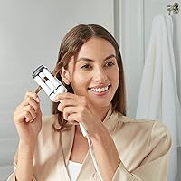 Vista 5 de Conair Travel Smart - Rizador de pelo portátil con triple barril de cerámica en blanco