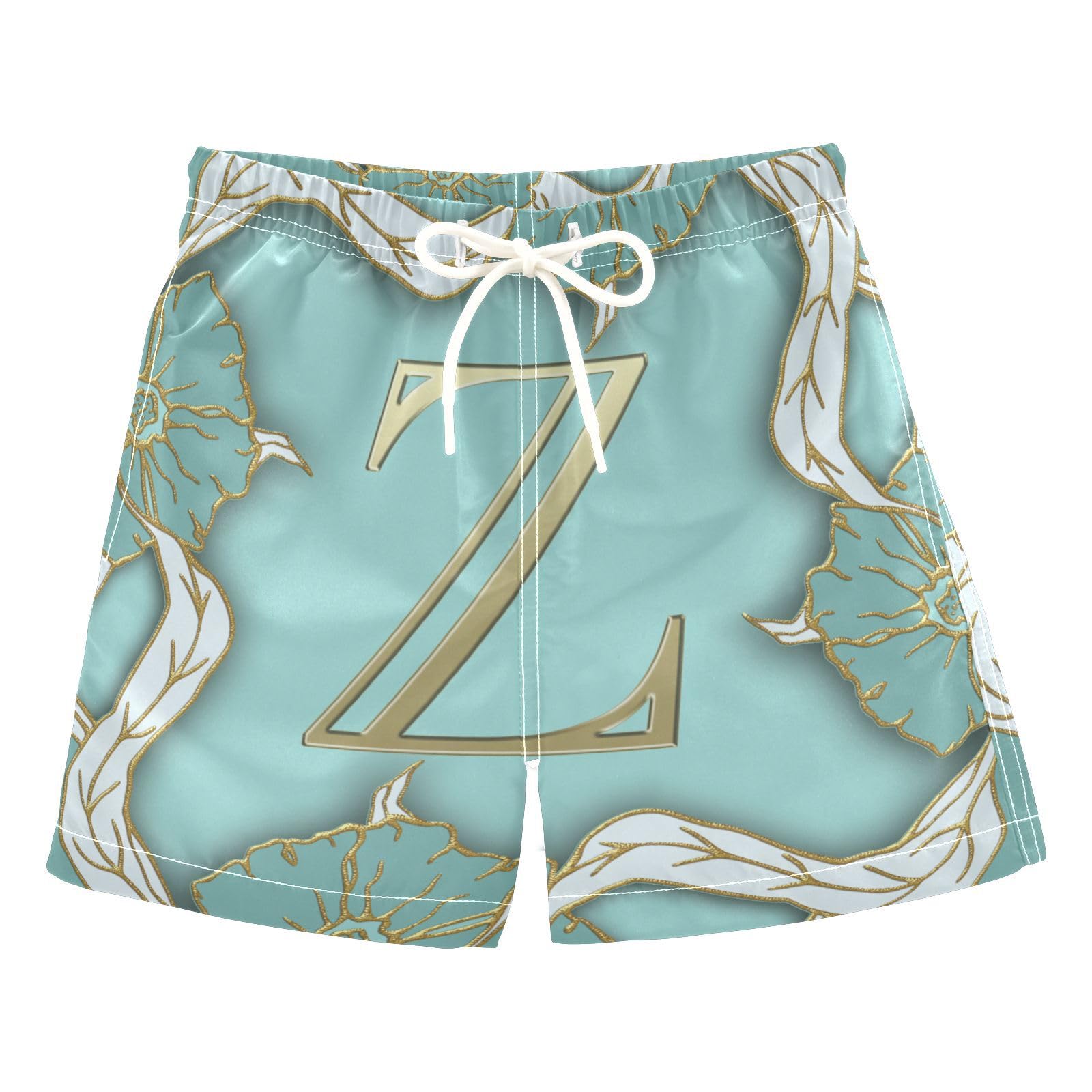 Zathe Boys Swim Trunks Little Boys Swim Board Shorts Quick Dry Infant Baby Boy Swimsuit Beach Hawaii Vacation Z1