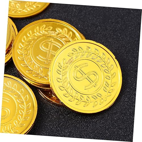 Miniatura 6 de ibasenice 300 Pcs Toy Coins Bulk Pirate Play Pennies Disfraces De Halloween para Niños Halloween Party Token Coins Custom Coins Classroom Make up