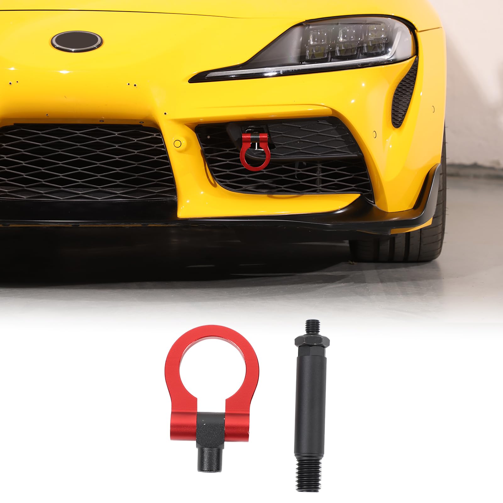 Amazon.co.jp: Daeiclru 車用フロントバンパー 牽引フック トヨタ