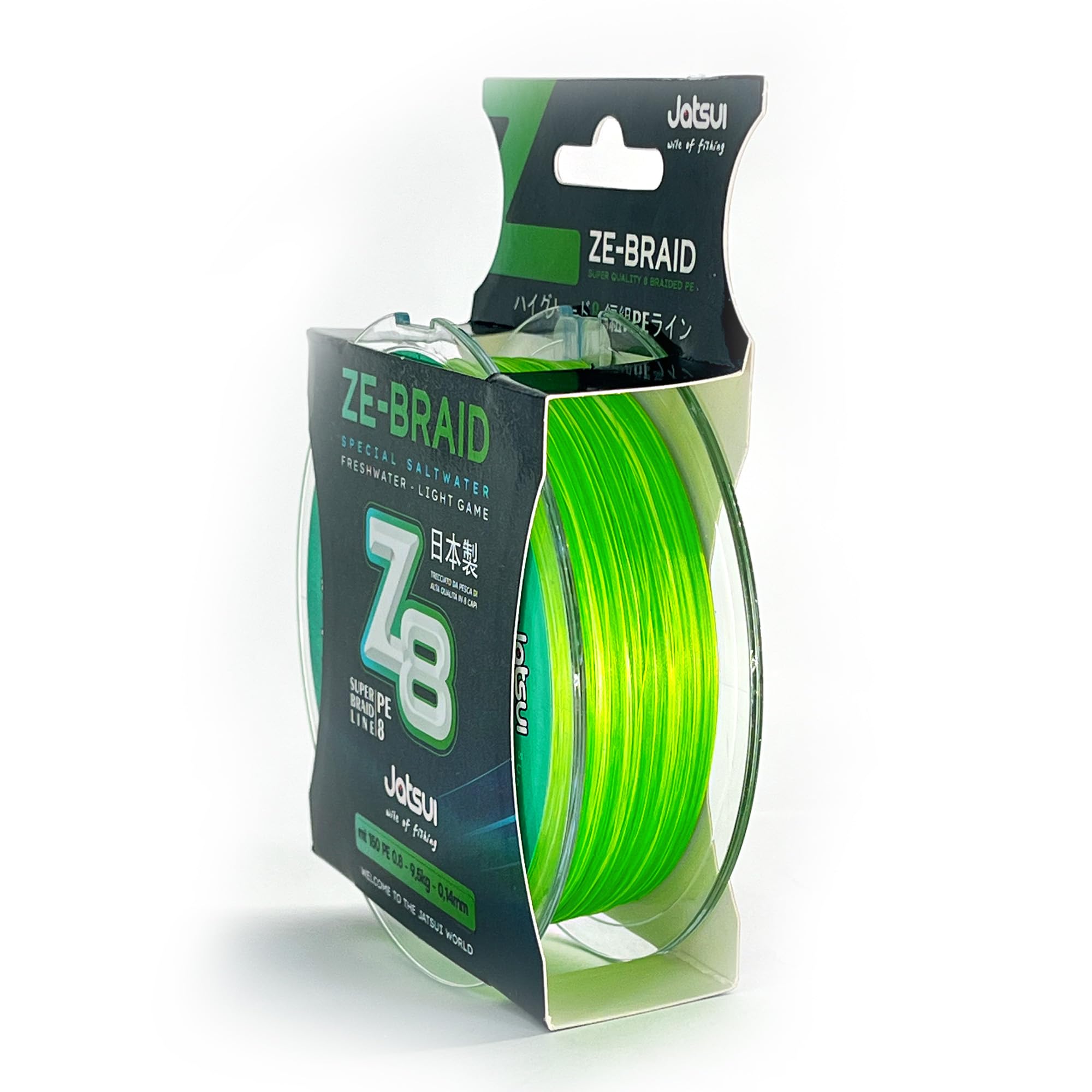 Jatsui Filo Trecciato ZE-BRAID Z8 GREEN