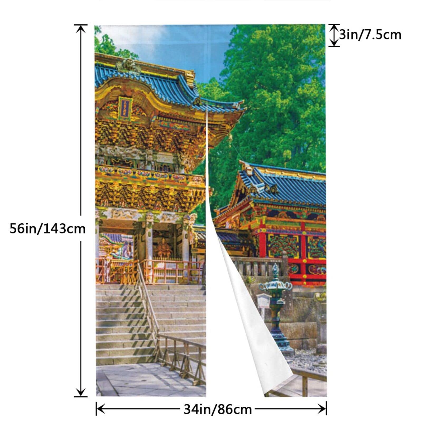 高級 京ゆうぜん 掛け軸 暖簾 のれん 東大寺 染め物