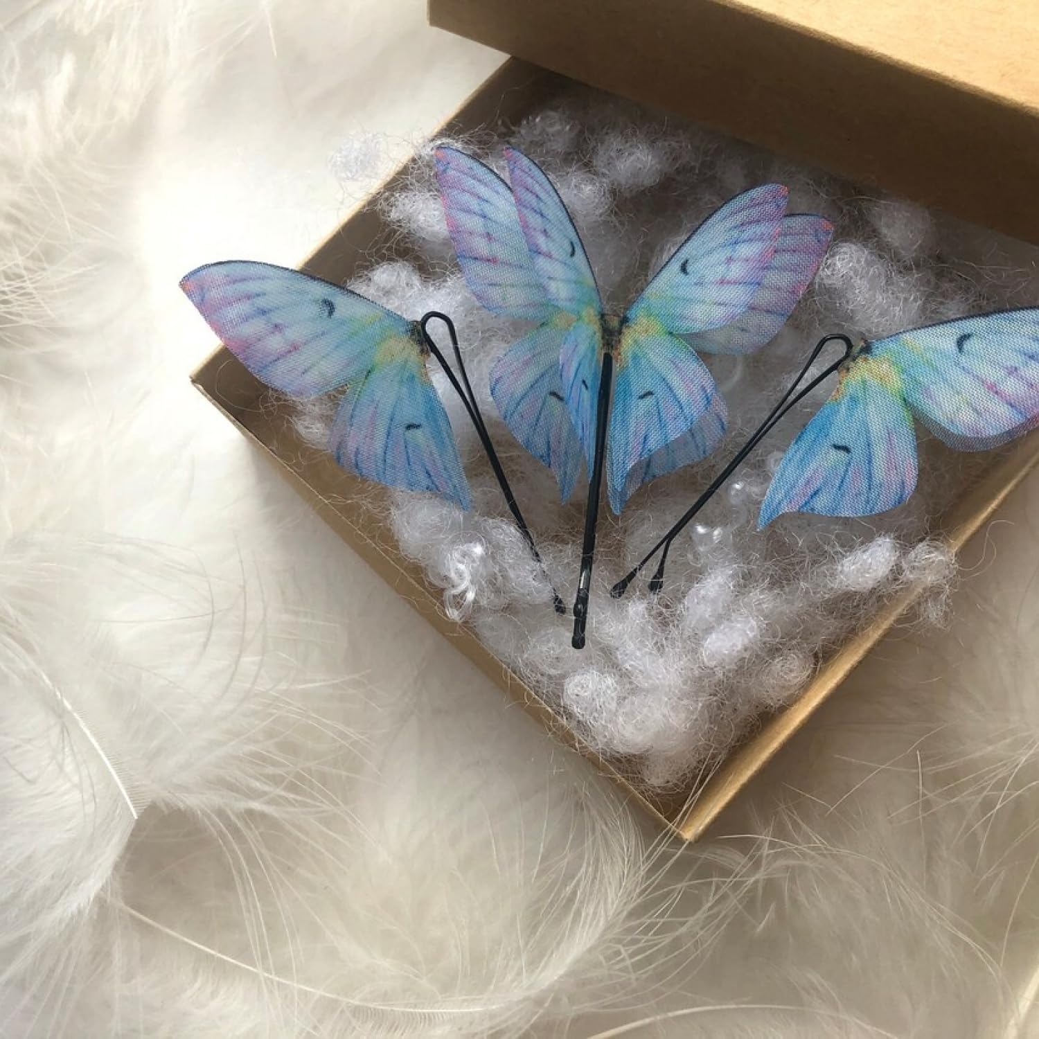 RRDIYZ® Handmade Silk Butterfly Hair Pin - Exquisite Wing Jewelry with Rhinestone Accents, Elegance & Unique Butterfly Accessory For Girls and Womens (Pack of 6 | Mixed Color) (B0CS6PSMHL) Amazon Price History, Amazon Price Tracker