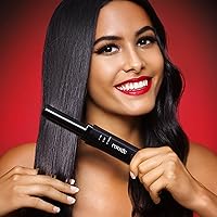 Vista 6 de KISS Plancha plana inalámbrica Rouge Plancha de pelo portátil, placas de cerámica de turmalina, 350°F - 420°F, batería de iones de litio recargable