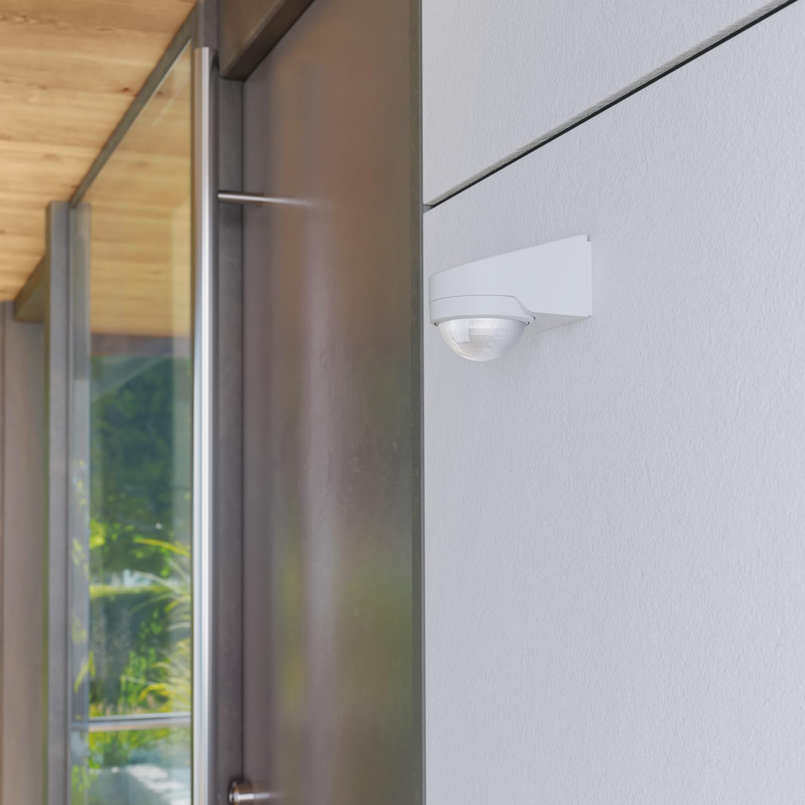 Steinel Czujnik ruchu MD IR N130 biały | czujnik ruchu na podczerwień z zasięgiem 130° | Opatentowana technologia Eagle Eye | Sterowanie przez Bluetooth i aplikację