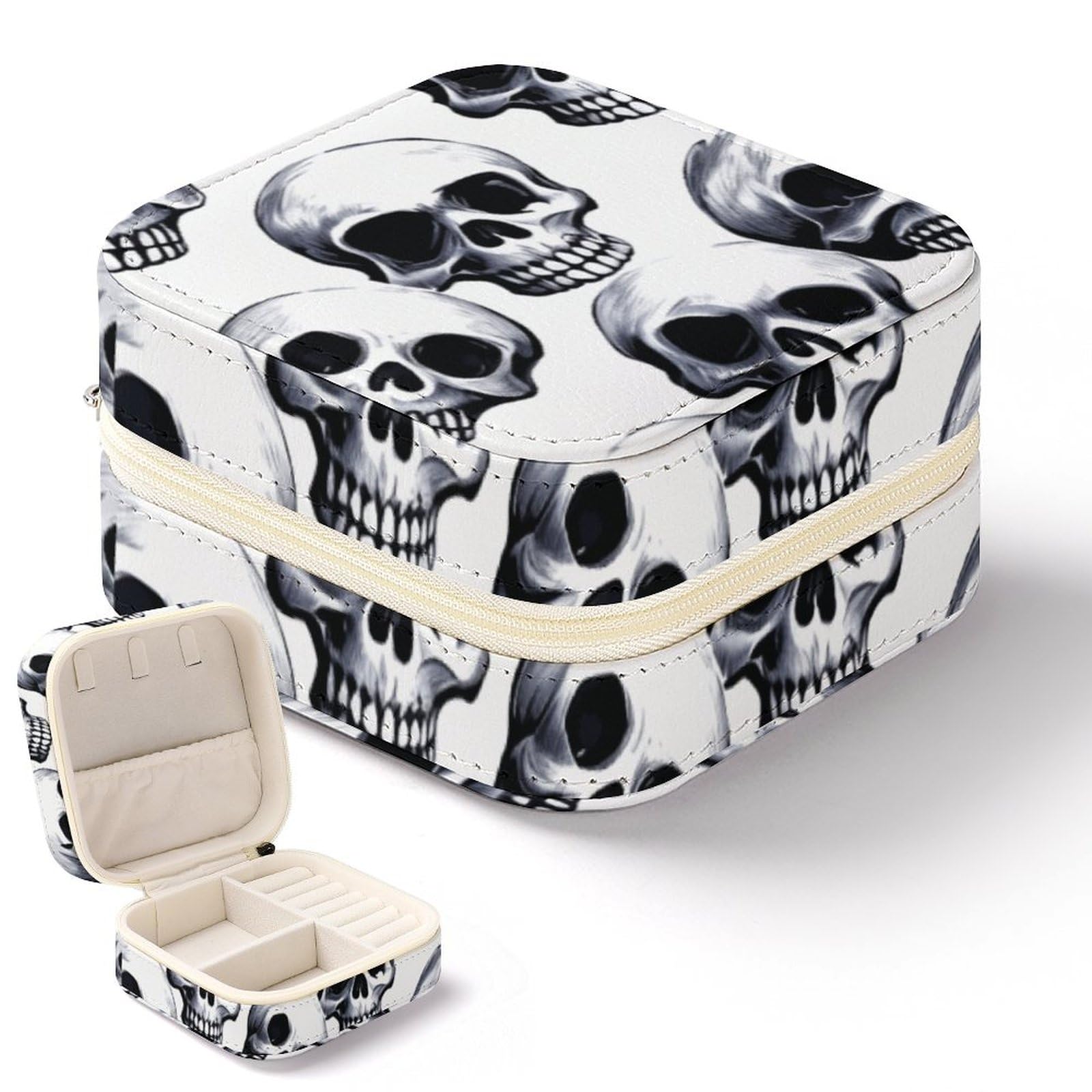 Organisateur de bijoux de voyage portable pour déplacements et vacances