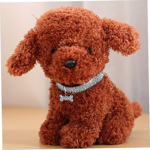 Miniatura 6 de POPETPOP 1 collar de perro con diamantes de imitación, cadena elástica para el cuello de gato, collares para cachorros, collares ajustables para