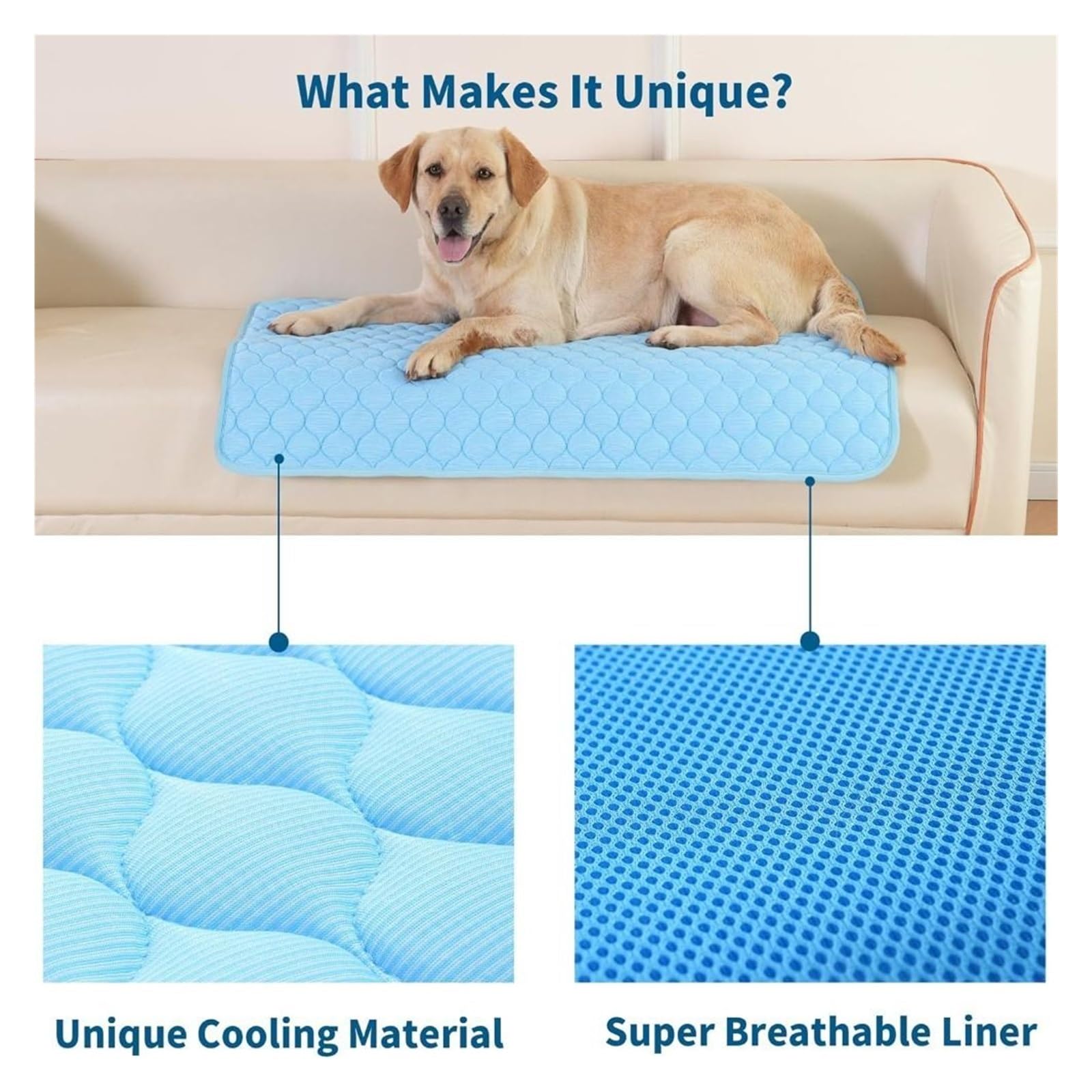 Kühlmatte für Haustiere Kühlmatte for Haustiere: Schlafmatte for Katzen und Hunde(Gray,2XL(150x100cm))