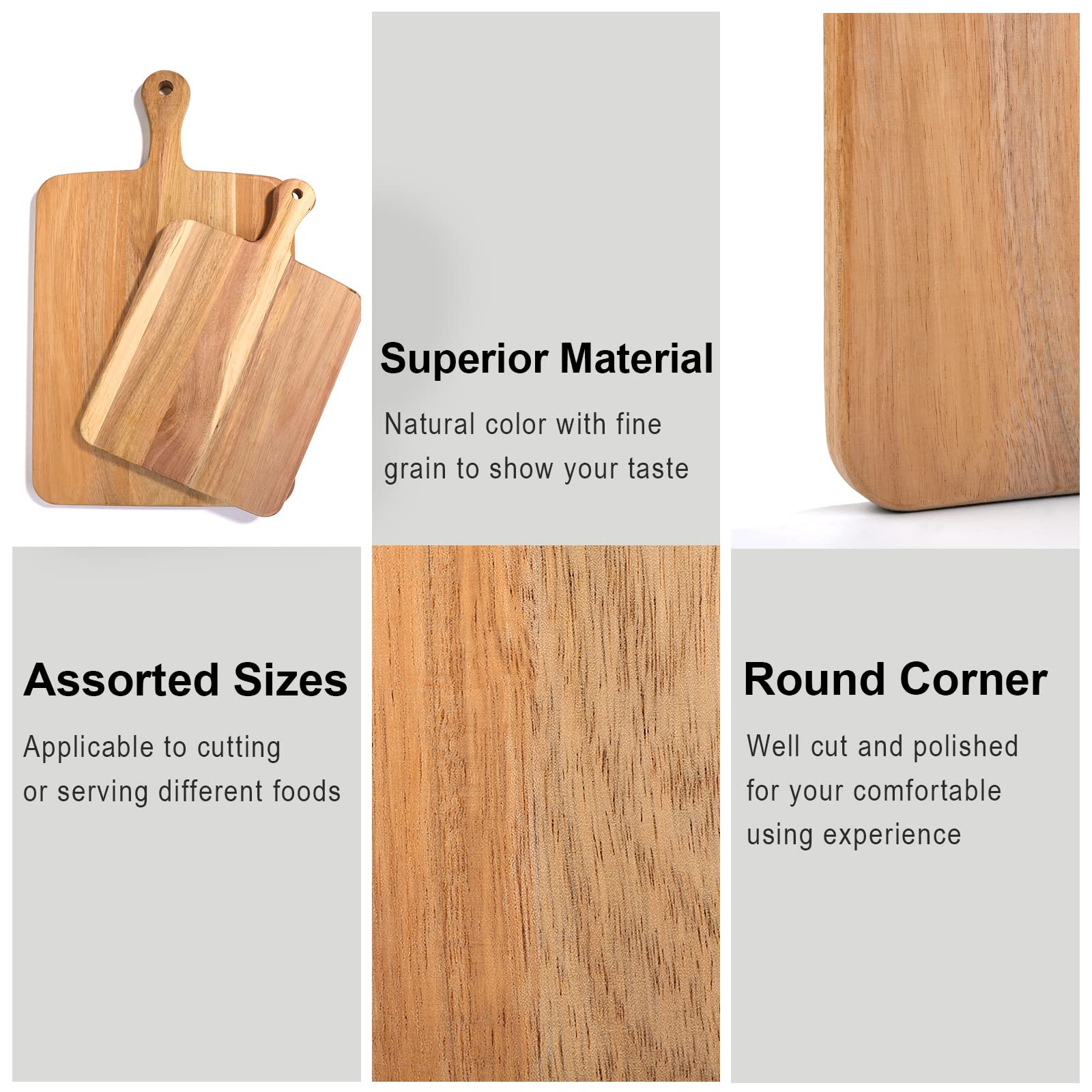 Amazon | TURSTIN アカシアカッティングボード アソートサイズ