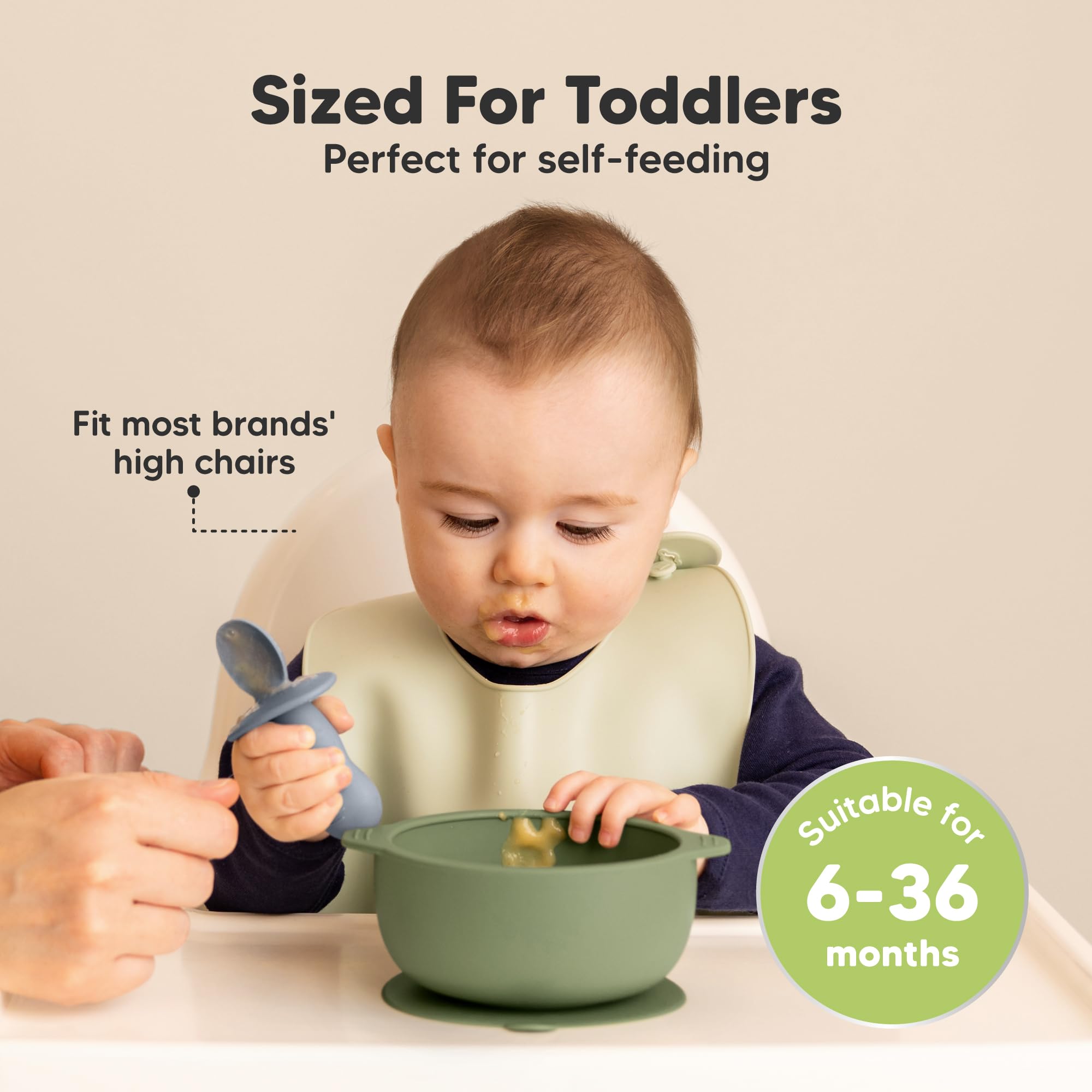 Ciotole Pappe Acciaio Inox Ciotole Con Ventosa Per Bambini Wezalget - Set In Acciaio Inox Con Coperchio Anti-ribaltamento Ciotole Microonde Sicure