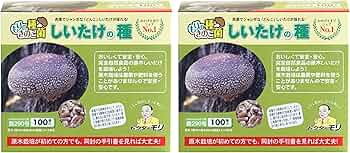Amazon｜森のきのこ倶楽部 しいたけ種駒 森290号 にく丸 (100駒