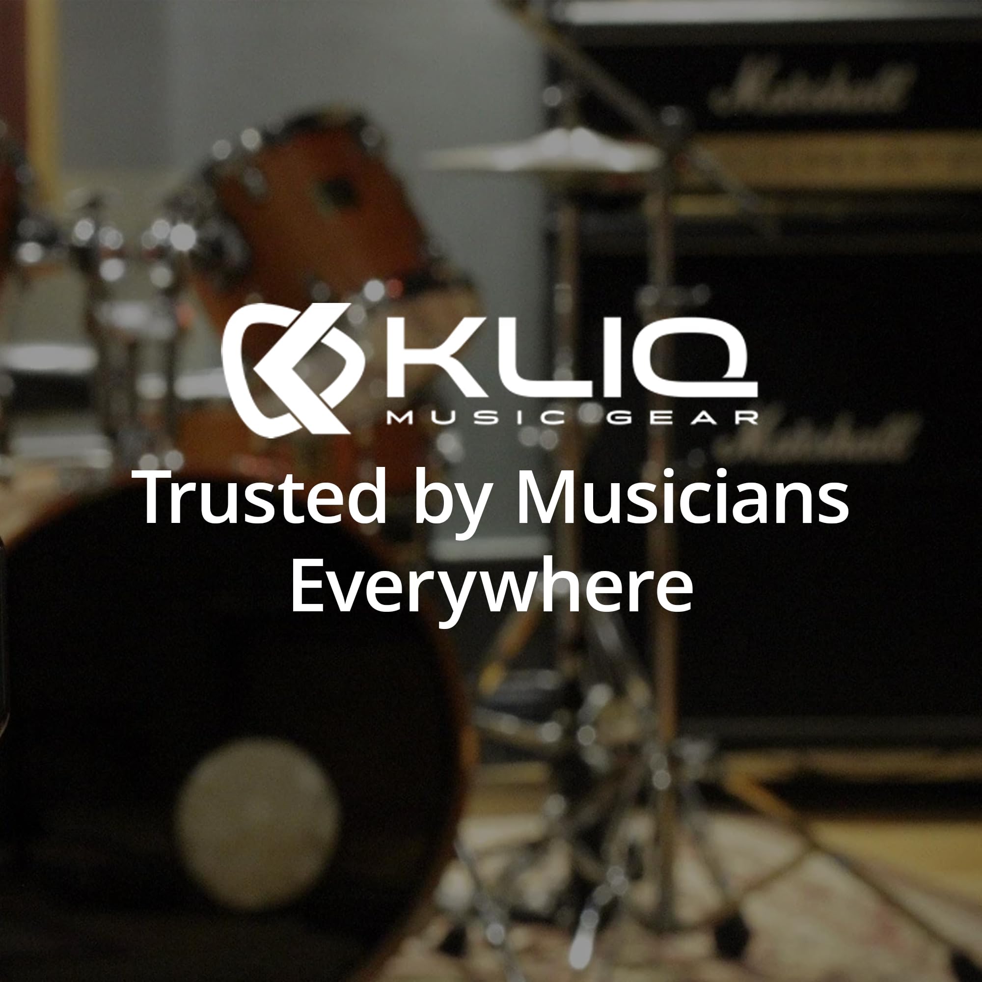 KLIQ Vintage Woven Guitar Strap, Retro '60s Jacquard Hootenanny Style, Adjustable Strap for Acoustic, Electric, or Bass Guitar, Leather Ends + 2 Rubber Strap Locks