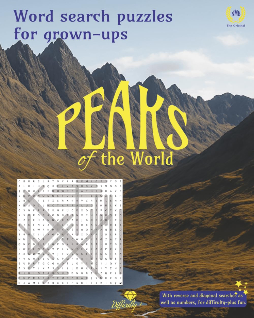 Peaks of the World: Word search puzzles for grown ups (Natural World word search puzzle books for adults)