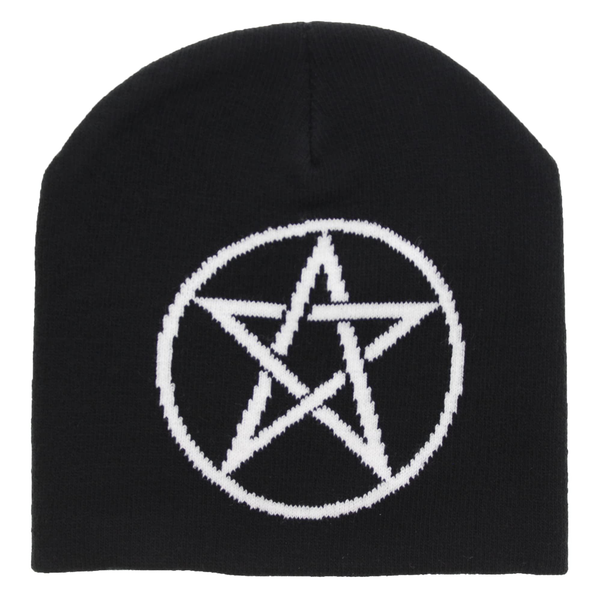 Zac's Alter Ego White or Red Pentagram Gothic Beanie