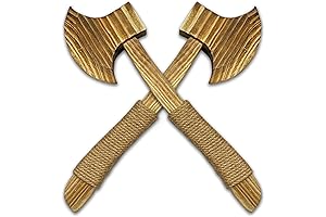 Handmade Wooden Toy Axes for Childlike Adventures