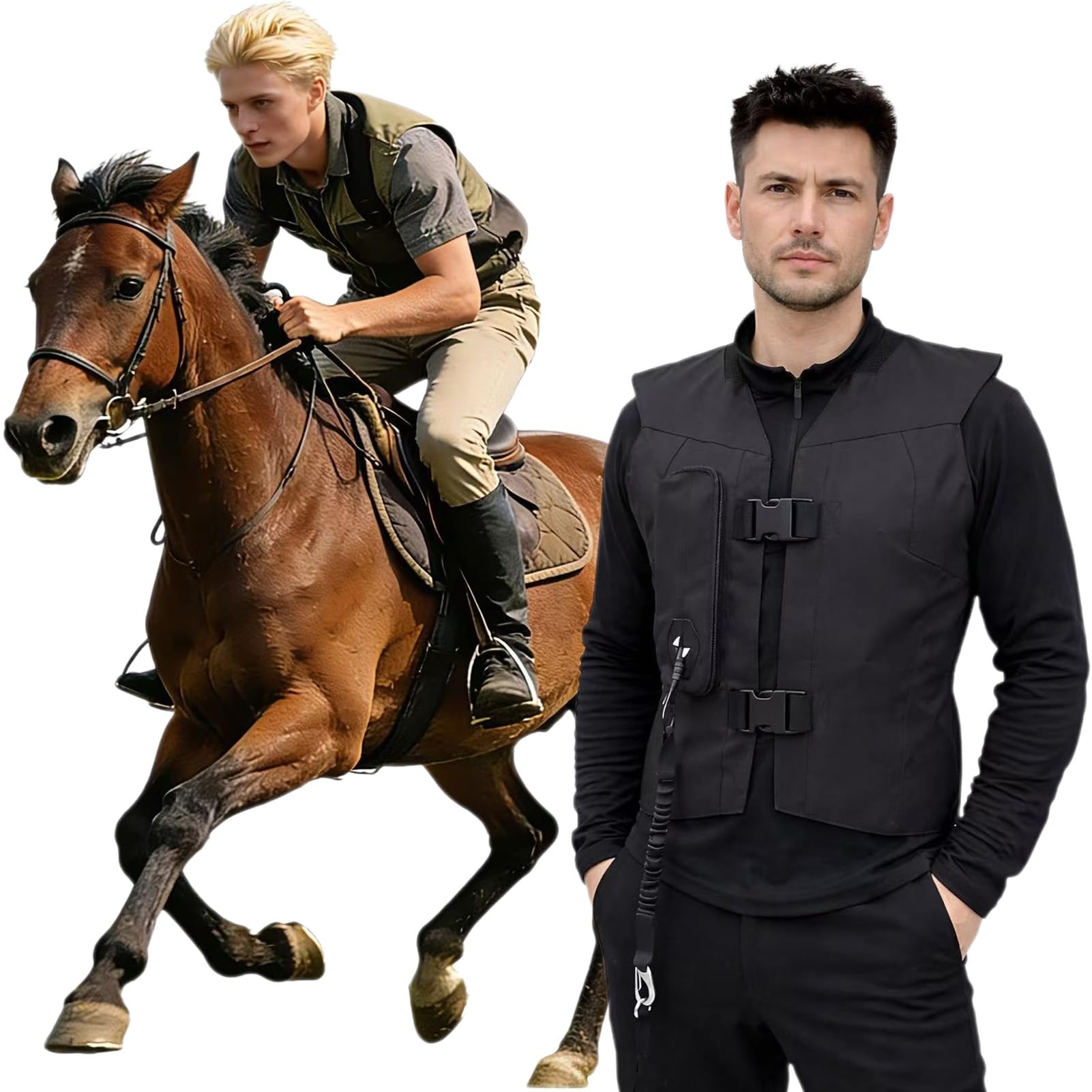 Chaleco Airbag De Equitación Y Moto, Entrenamiento Profesional, Para Hombre Y Mujer, Ropa De Protección