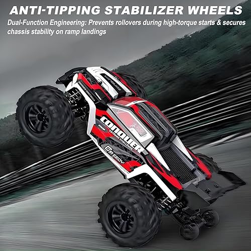 Miniatura 4 de Coche RC 4WD de alta velocidad a escala 116, camión de control remoto todoterreno de 25 MPH para adultos y adolescentes, vehículo eléctrico todo