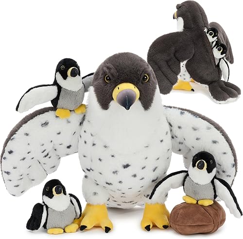 Vista 11 de MaoGoLan 6 juguetes de peluche de animales marinos, animales de peluche del océano para niños, grandes recuerdos de fiesta a granel con ballena, 6