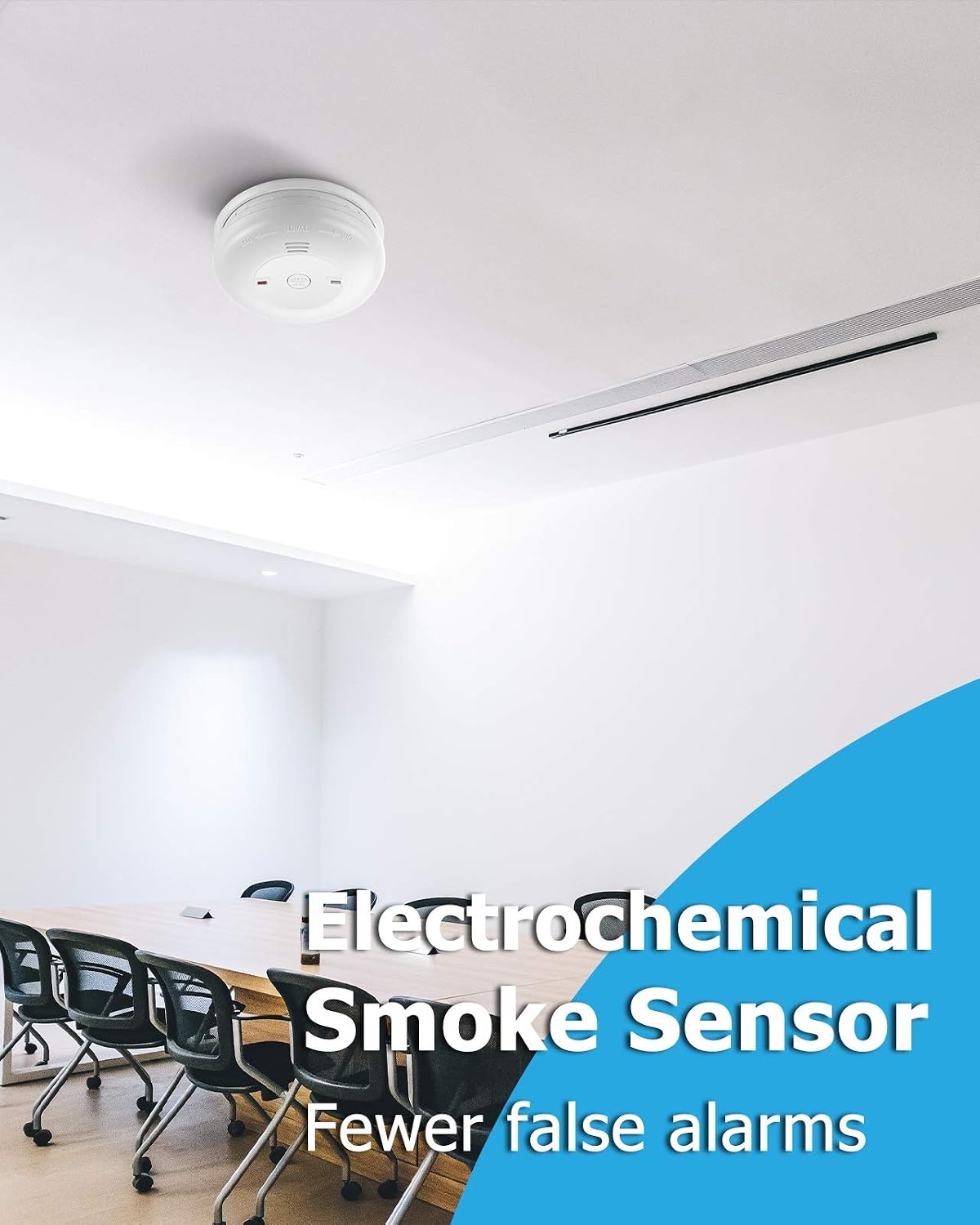 SITERLINK Carbon Monoxide Detectors Battery Operated, CO Detector with Test-Silence Button, 7-Year UL Listed Carbon Monoxide Alarm with Electrochemical Sensor, GS811-A, 2 Packs