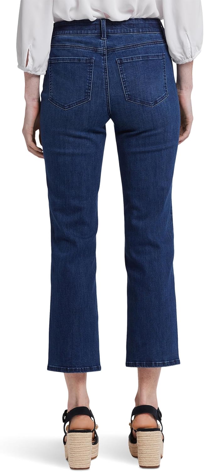 NYDJ Women's Marilyn Straight Ankle Jeans in Ibiza Blues