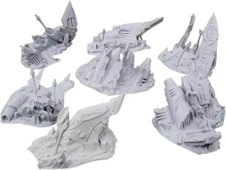 Crashed Xenos Ships - Sci-Fi Grimdark Shipsfor Tabletop Wargaming 28mm 32mm