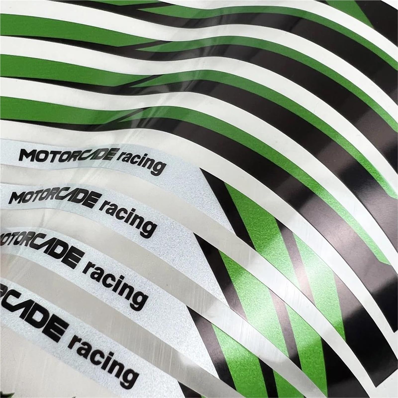 Adesivi Per Cerchioni Moto Kawasaki Z900 2016-2023 - Riflettenti, In PVC, Per Ruote Da 17 Pollici, Set Completo