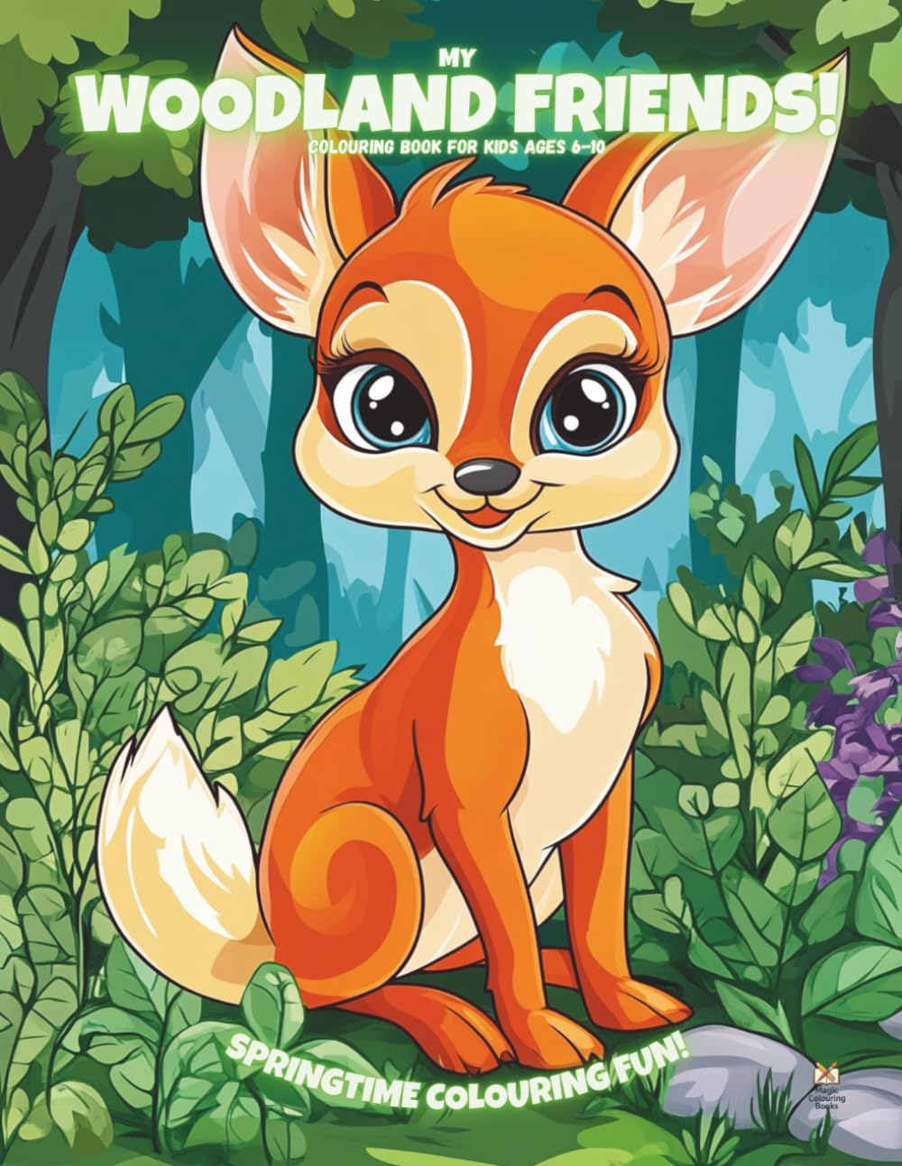 My Woodland Friends!: Colouring Book for Kids Ages 6-10 (Magic Colouring Books Collection)