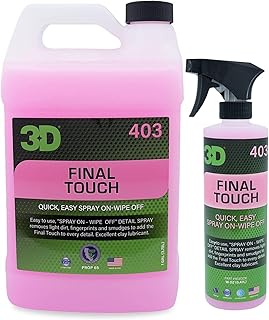 Final Touch Quick Detail Spray (16 oz) & 1 Gallon Refill – Showroom Shine & Lasting Gloss