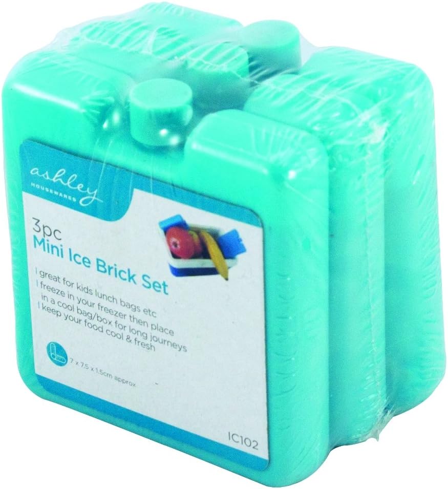 Amazon.com: The Home Fusion Company Pack Of 3 Mini Ice Blocks Freeze ...