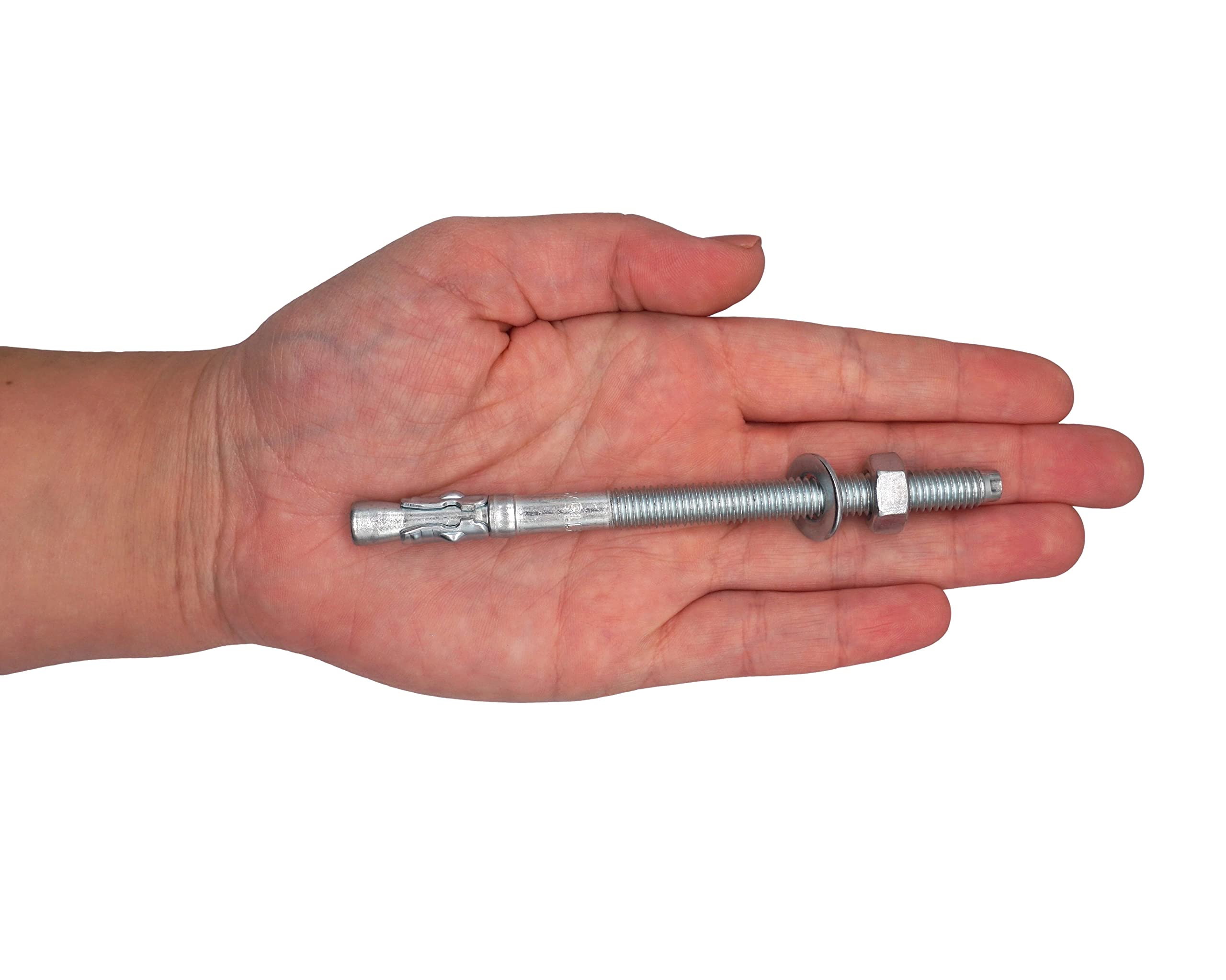 SKIR'CO Kotwy klinowe M8 x 115 mm, metalowe kołki, kotwa śrubowa, mocowanie do betonu, kotwa rozporowa