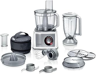 Bosch MultiTalent 8 MC812S734G 1200 W Food Processor - White & Stainless Steel