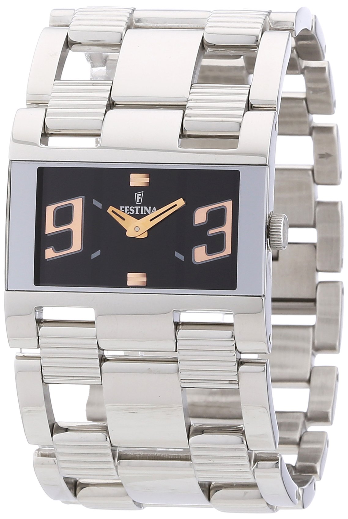 Festina Reloj Mujer Analógico de Acero Inoxidable 316l Plateado