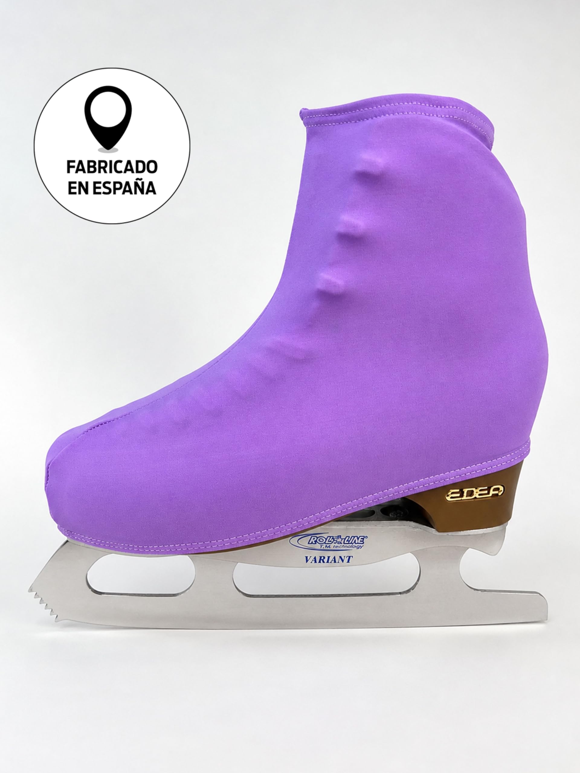 CRLSPORT Cubre patín para niña y Mujer, Funda PatinSkate, 180 Densidad, Talla Universal, Color Lila Claro