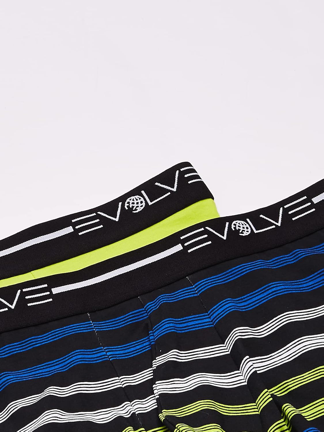 EVOLVE Men's Cotton Stretch No Show Trunk Underwear Multipack - Image 3