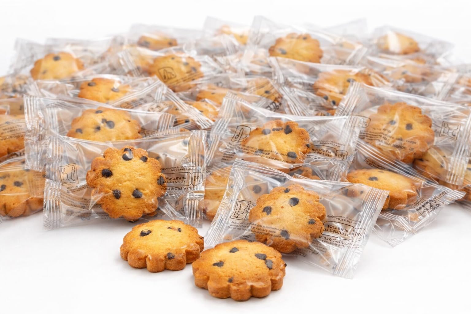 Biscotti cortesia Confezionati Singolarmente per Bar, Ristoranti, Hotel, Uffici confezione da 200 pezzi