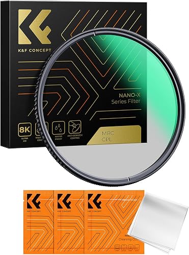 K&F Concept 43mm Circular Polariser Filter (CPL) Nano-X Series | KF01.990