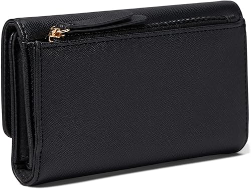 Vista 2 de Tommy Hilfiger Kendall II Flap Continental Wallet Saffiano PVC negro talla única, Negro -, Kendall Ii Flap Continental Cartera Saffiano Pvc